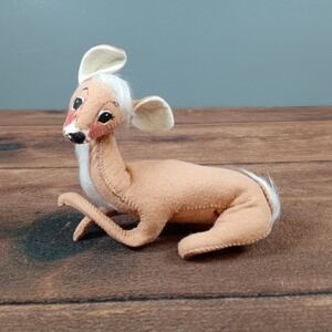 Annalee 8" Brown White‎ Reindeer Doe Plush 1995 Doll